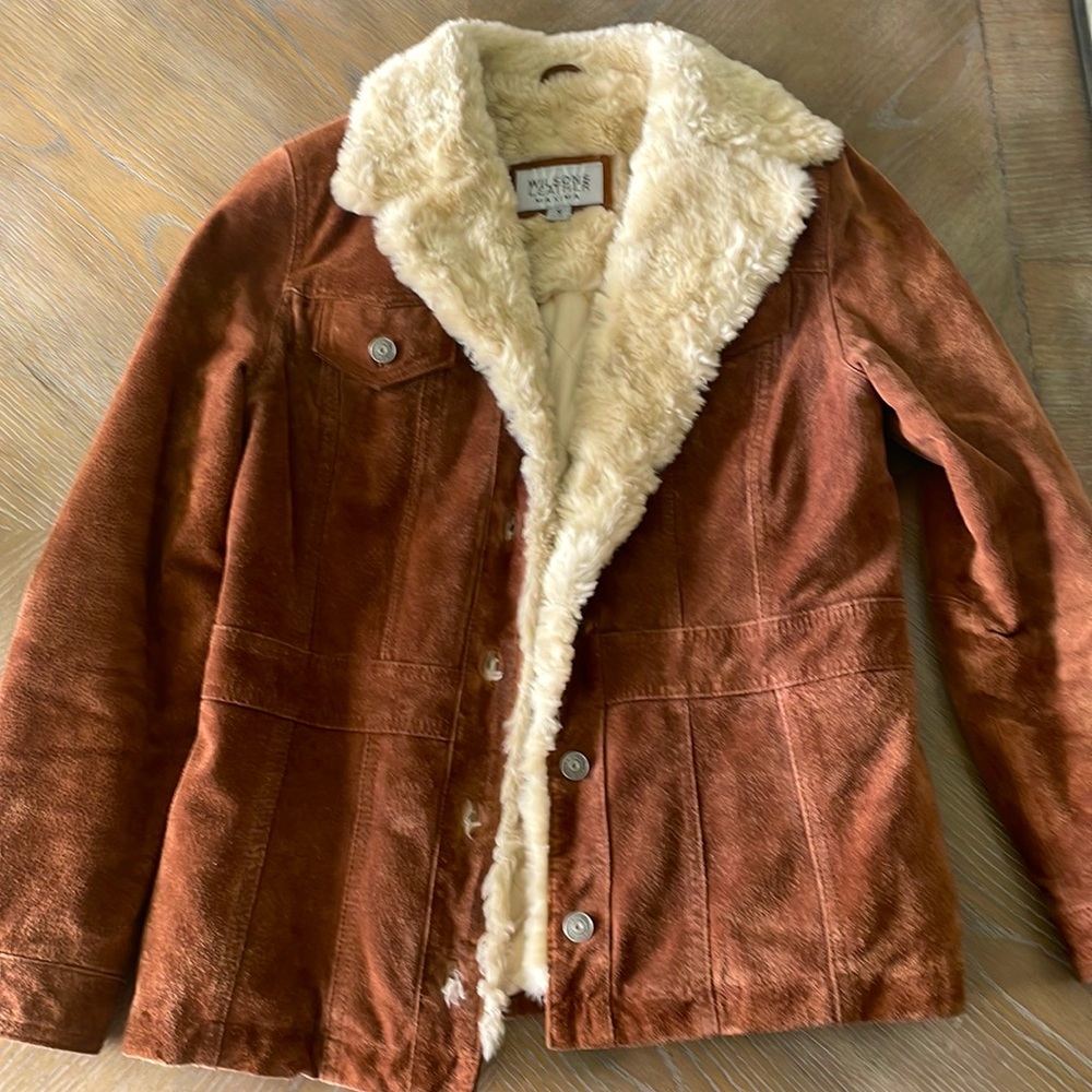 Leather jacket size S, mint condition